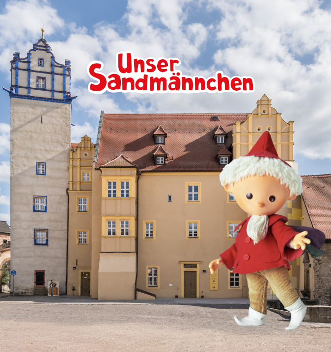 Unser Sandmännchen im Museum Schloss Bernburg